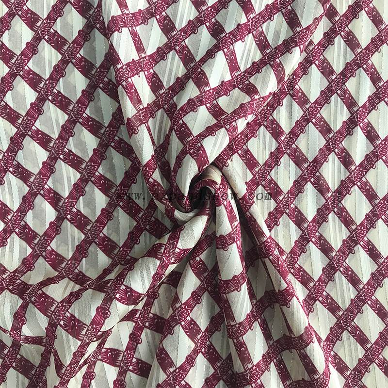 Beautiful silver stripe fabric 