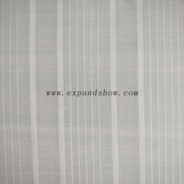 Fancy women dresses fabric polyester high quality chiffon crinkle stripe dyed 