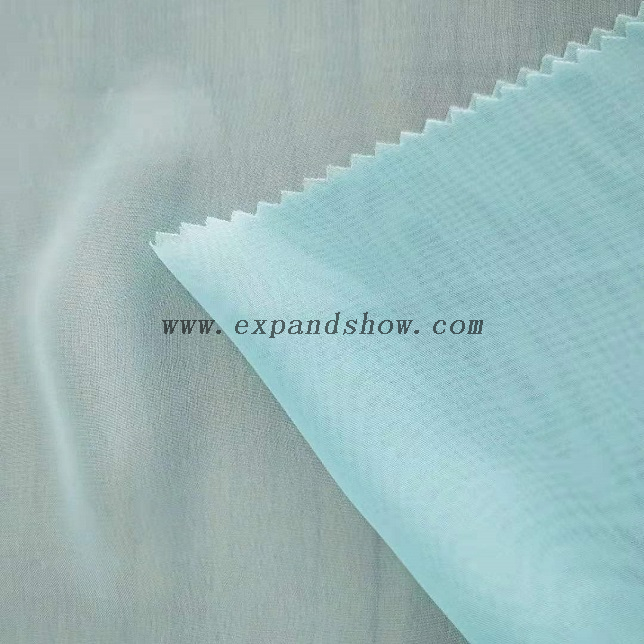 Fancy printed women dresses fabric polyester chiffon dyed fabric