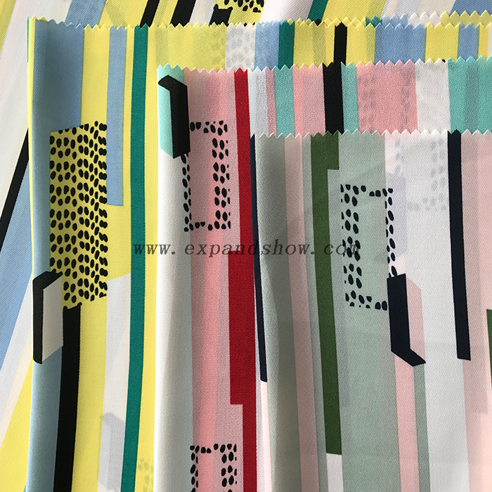 Rhombus Printed Fabric 