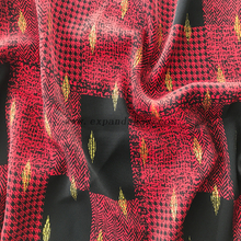 Rhombus printed fabric 