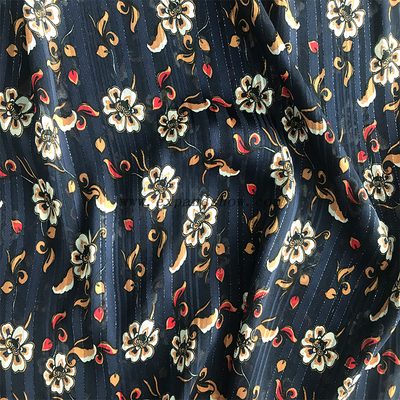 Beautiful silver stripe fabric 