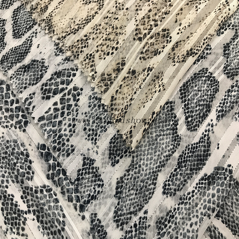 Beautiful silver stripe fabric 