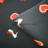 Fancy women dresses fabric polyester tissue faille crepe printed