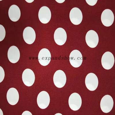 Fancy women dresses fabric polyester tissue faille crepe printed