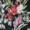 Fancy printed women dresses fabric polyester chiffon puff fabric