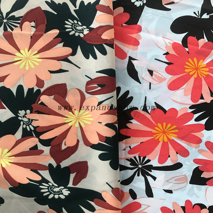 Rhombus printed fabric 