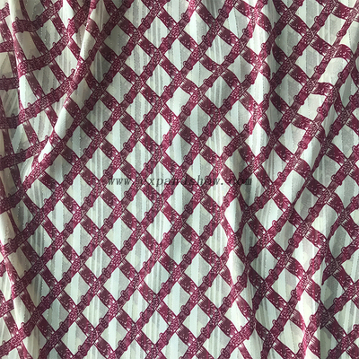 Beautiful silver stripe fabric 