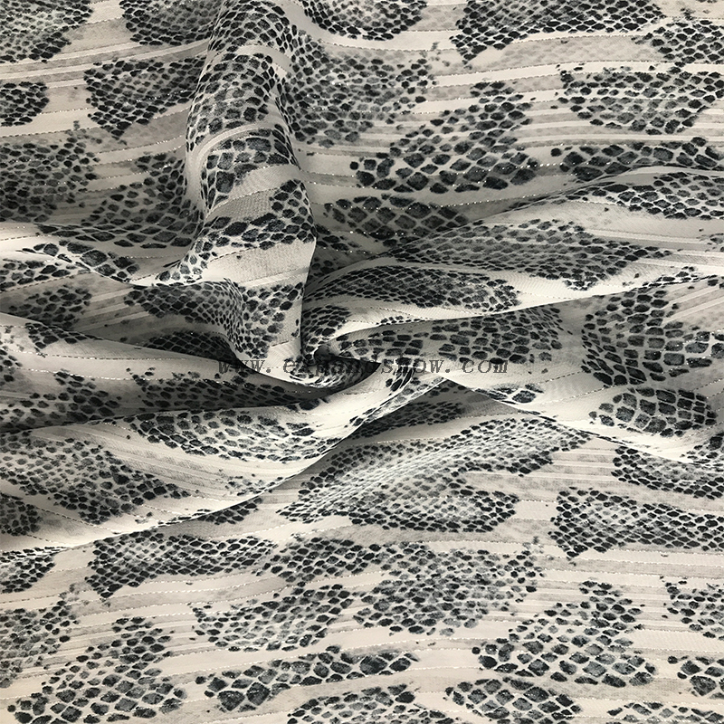 Beautiful silver stripe fabric 