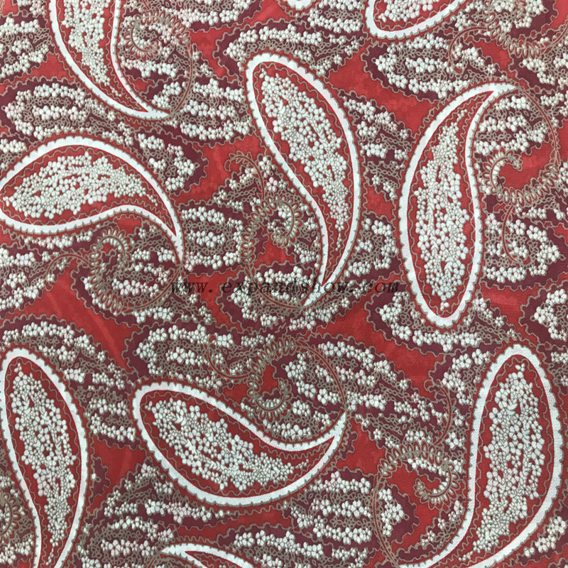 Soft plain printed polyester chiffon fabric for dress