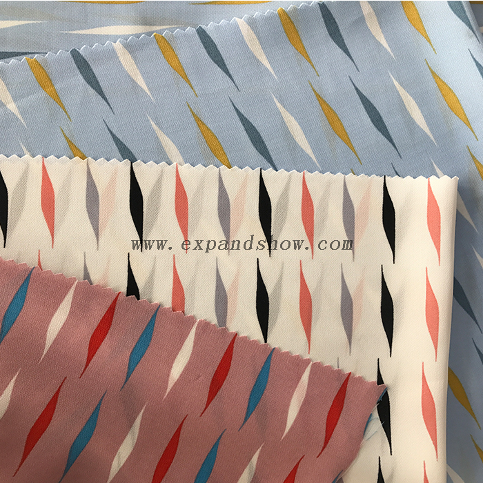 Rhombus Printed Fabric 