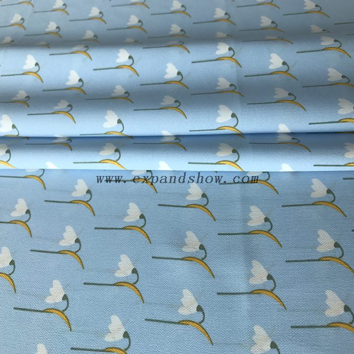Rhombus printed fabric 