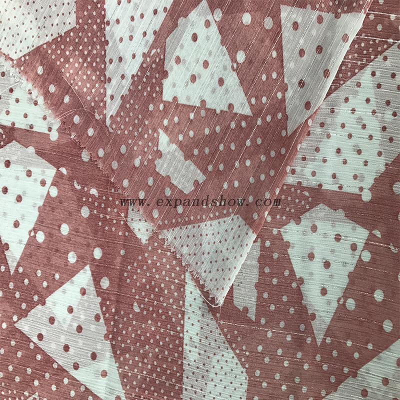 Lurex Chiffon Crepe fabric 