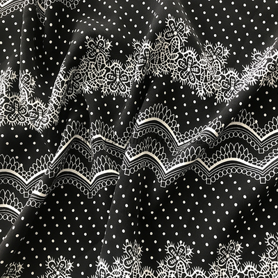 Rhombus printed fabric 