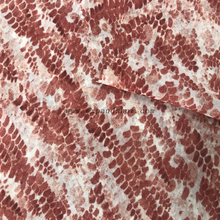 Customized newly 100% polyester printed chiffon fabric for women dress
