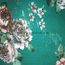 Fancy printed women dresses fabric polyester chiffon fabric 