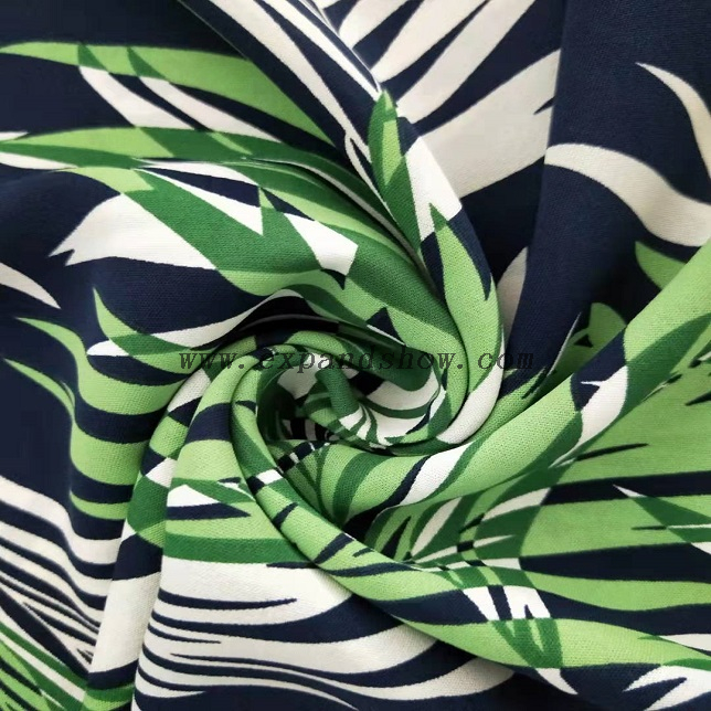 fancy women dresses fabric polyester 180CEY printed 
