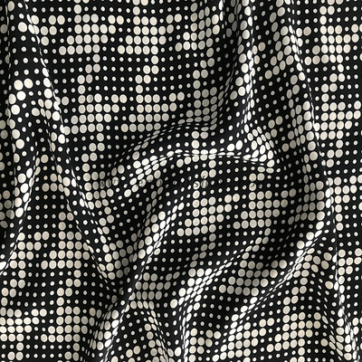 Rhombus printed fabric 