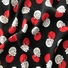 Rhombus printed fabric 
