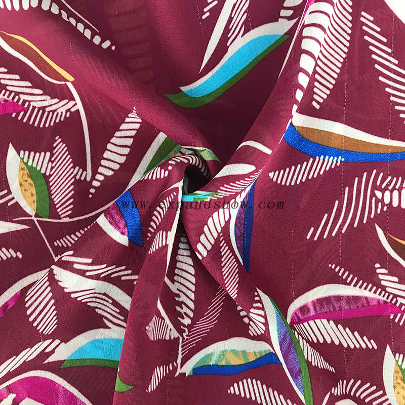 Lurex Chiffon Crepe fabric 