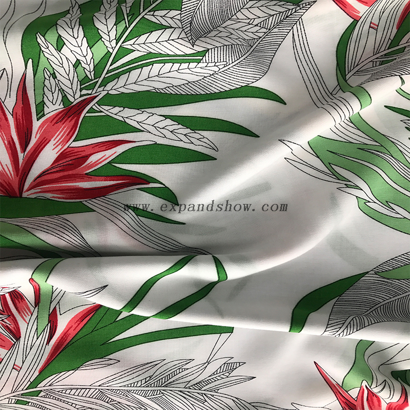 Rayon Printed Fabric