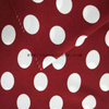 Fancy women dresses fabric polyester tissue faille crepe printed