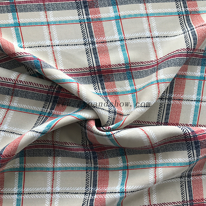 Rhombus printed fabric 
