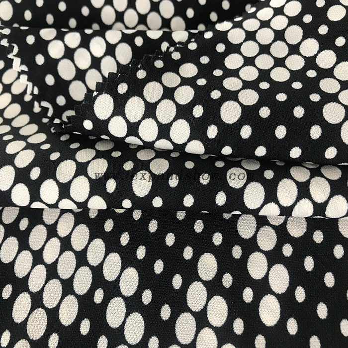 Rhombus printed fabric 