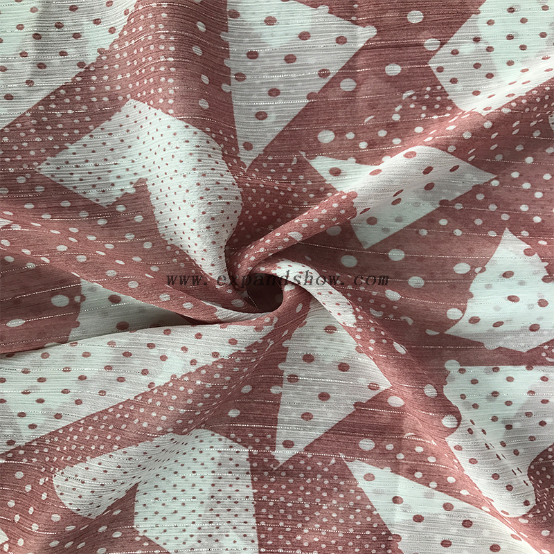 Lurex Chiffon Crepe fabric 