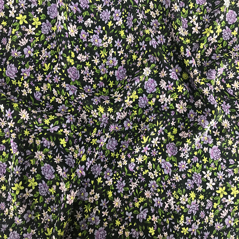 100DChiffon Print Fabric 