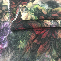Customized newly 100% polyester printed chiffon fabric for women dress