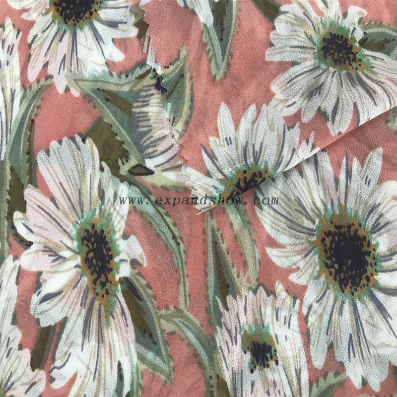 Factory Cheap Price Chiffon Printed Fabric Per Meter with High Quality