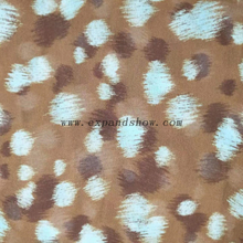 Fancy printed women dresses fabric polyester 50D chiffon pearl digital fabric