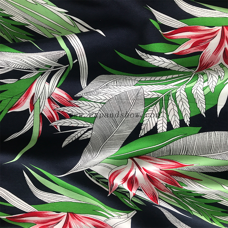 Rayon Printed Fabric