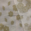 Fancy women dresses fabric polyester chiffon slub catioic jacquard dyed 