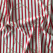 Rhombus printed fabric 