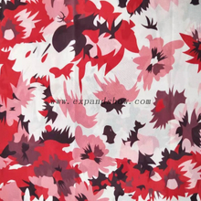 Fancy printed women dresses fabric polyester chiffon digital fabric 