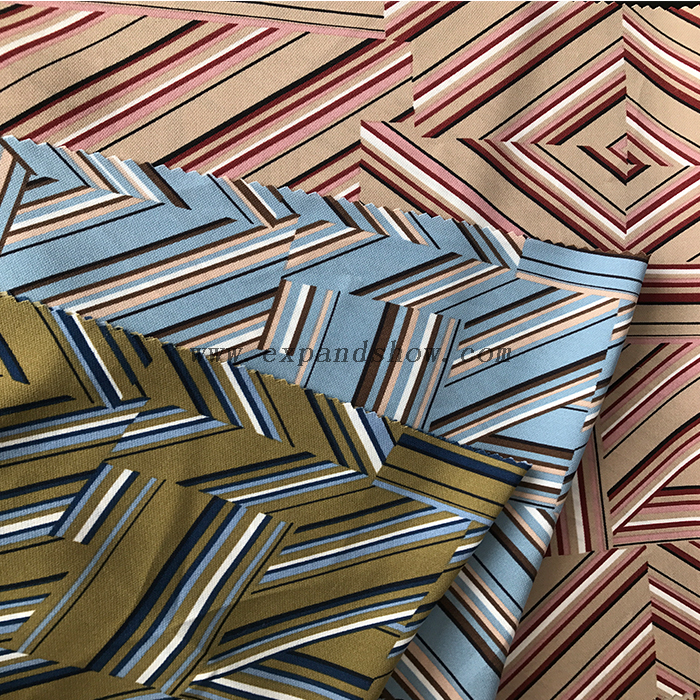 Rhombus Printed Fabric 