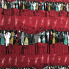 Rhombus printed fabric 