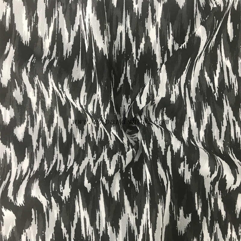 Fashion comfortable 100% Polyester chiffon printing fabric