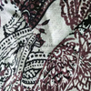 Fancy women dresses fabric polyester twill printed 