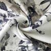 Fancy women dresses fabric polyester scuba printed 