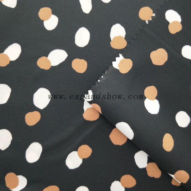 fancy women dresses fabric polyester SPH rhombus printed 
