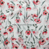 Fancy women dresses fabric polyester chiffon crinkle fabric printed