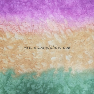 Fancy women dresses fabric polyester chiffon crinkle fabric printed