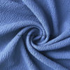 fancy women dresses fabric polyester high quality bubble stretch dyed 