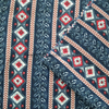 Fancy women dresses fabric polyester high quality wool peach printed