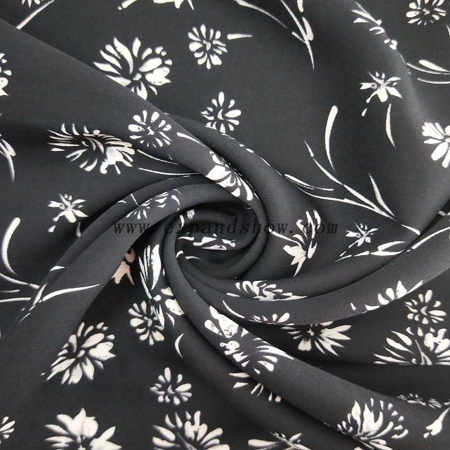 fancy women dresses fabric polyester SPH rhombus printed 