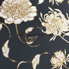 fancy women dresses fabric polyester polka printed 