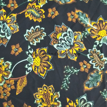 Fancy women dresses fabric polyester scuba crepe dyed fabric 